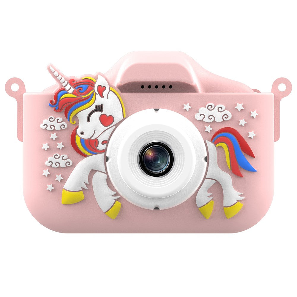 X10S 2.0" HD Screen Dual Lens Kids Camera Cute Shape 1080P Video Camera Support 32GB TF Card