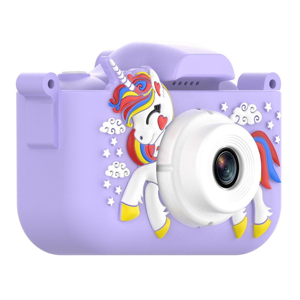 X10S 2.0" HD Screen Dual Lens Kids Camera Cute Shape 1080P Video Camera Support 32GB TF Card