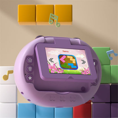 K62 2.4" Flip-Up HD Screen Kids Camera with Tripod Stand, Lanyard Portable Mini Camera for Taking Photos, Videos