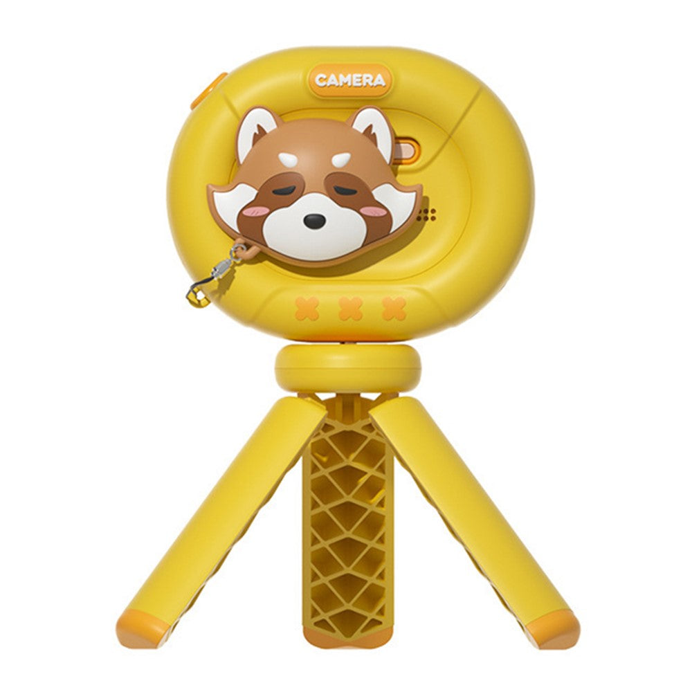 K62 2.4" Flip-Up HD Screen Kids Camera with Tripod Stand, Lanyard Portable Mini Camera for Taking Photos, Videos