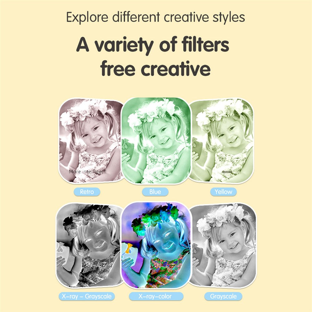 X13S Cartoon Dinosaur Dual Lens Kids Camera Toy with 32G TF Card + Card Reader (CE Certified)