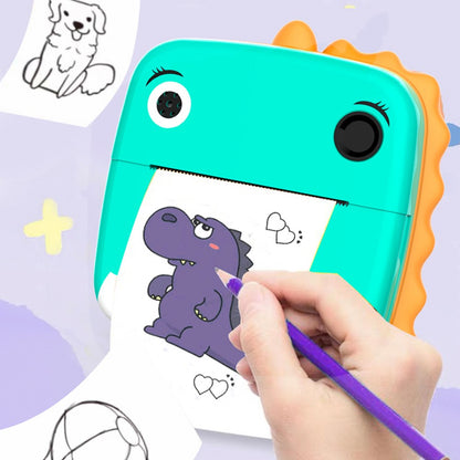 A20 2.4-inch Screen Kids Instant Camera Rechargeable Photo Printing Camera Toy