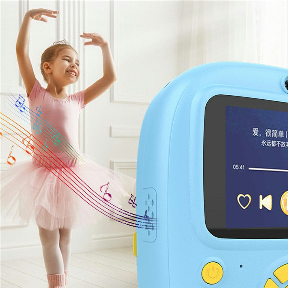 P5 2.4-Inch Kids Instant HD Video Print Camera Photo Printer with 32G TF Card and Card Reader