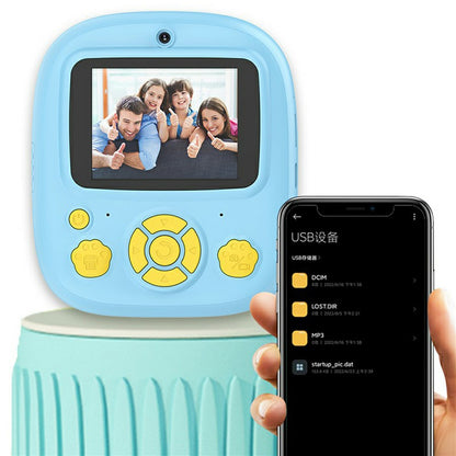 P5 Photo Printer Children Birthday Gift 2.4-Inch Kids Instant HD Video Print Camera