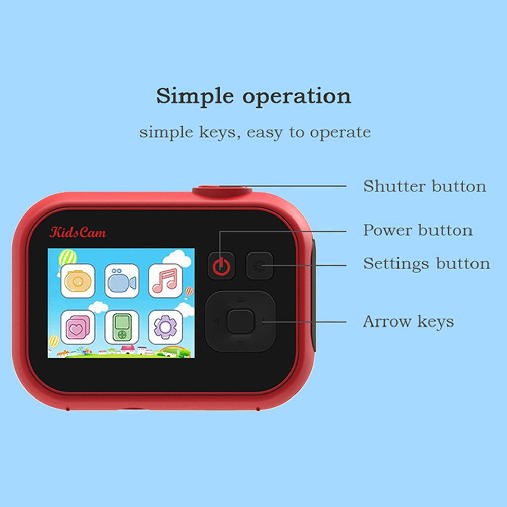 UL-1219a Mini 2-Inch Screen Kid's Educational Camera Children Video Camera Toy