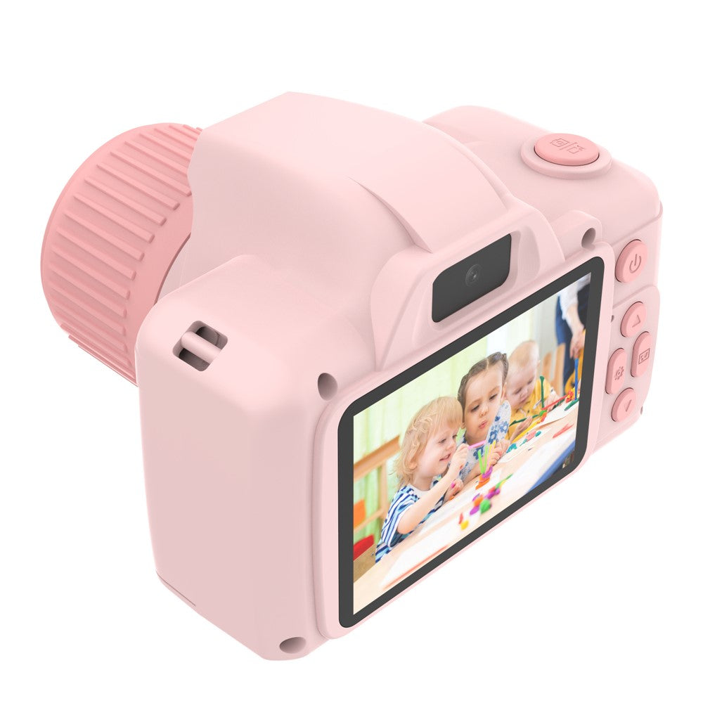 H10 2.4-inch IPS Screen Video Recorder Dual Lens Kids Camera, 32G Memory Card + Card Reader