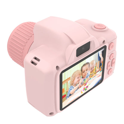 H10 2.4-inch IPS Screen Video Recorder Dual Lens Kids Camera, 32G Memory Card + Card Reader