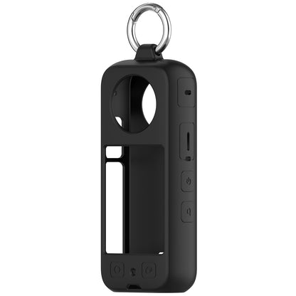 For Insta360 X4 Soft Silicone Case Action Camera Dustproof Protective Cover with Ring