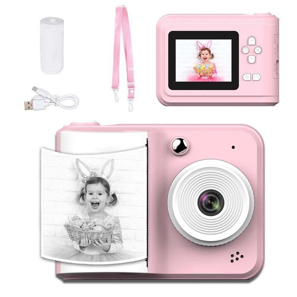 S7 2.4-inch Screen Mini Children HD Instant Camera Portable Photo Printer with 32G TF Card + Card Reader