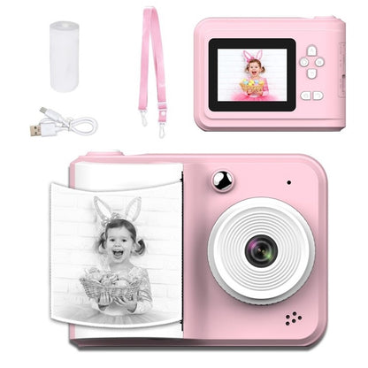 S7 2.4-inch Screen Mini Children HD Instant Camera Portable Photo Printer with 32G TF Card + Card Reader