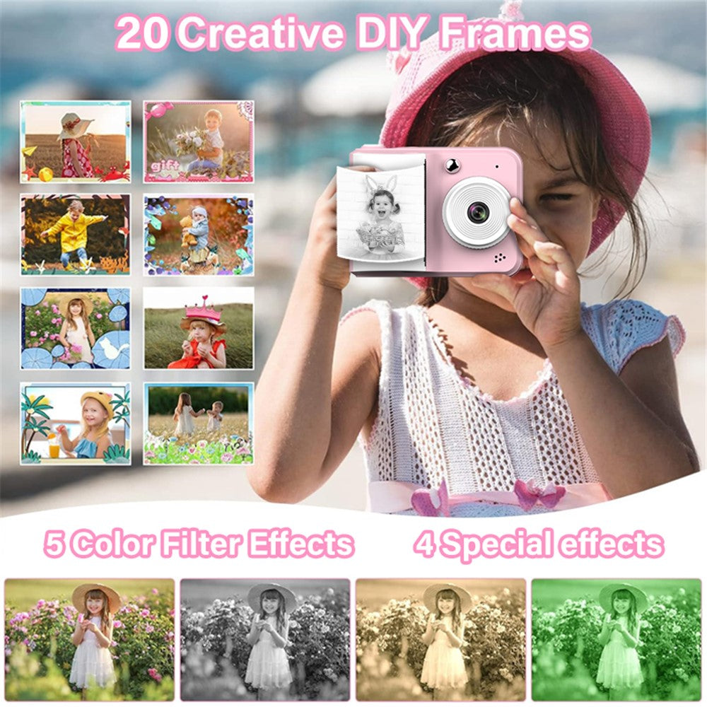 S7 2.4-inch Screen Mini Children HD Instant Camera Portable Photo Printer