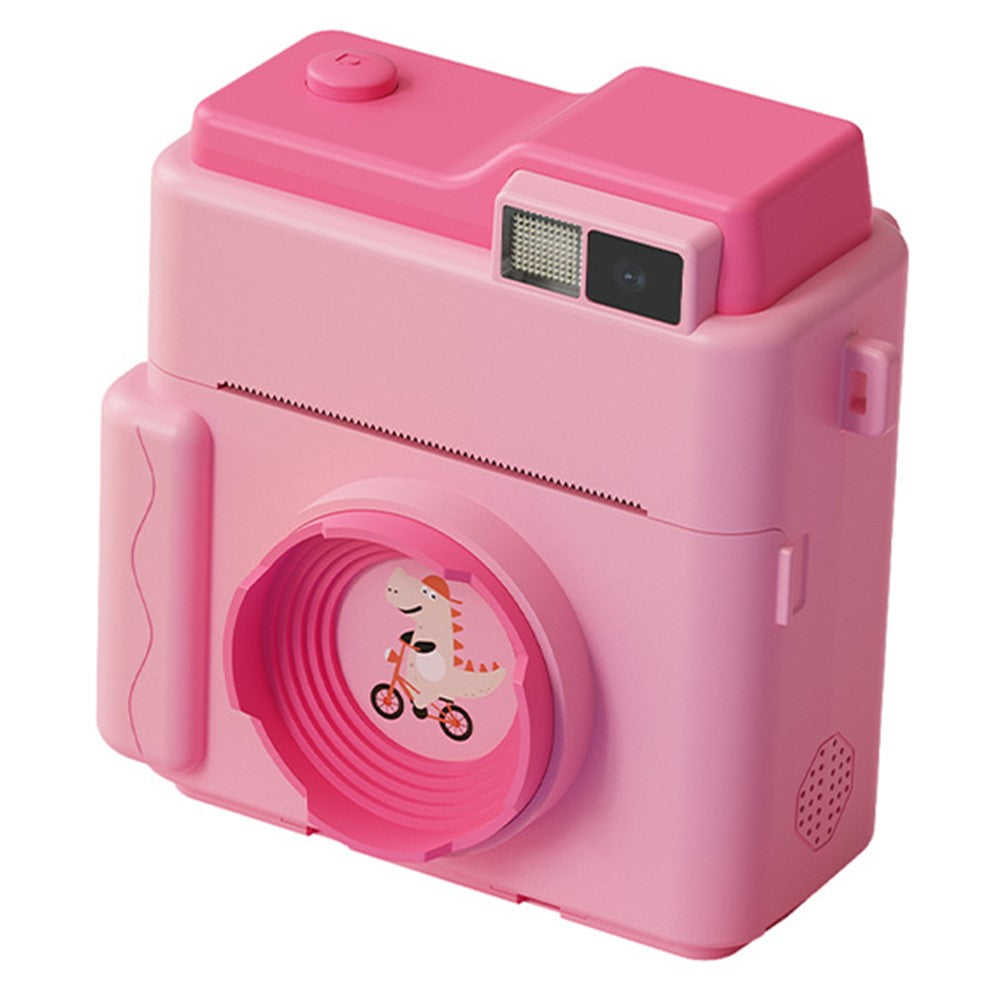 LK002 2.4-inch Screen Children HD Digital Camera Mini Inkless Photo Printer with 32G TF Card + Card Reader