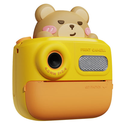 K64 Cute Dual Lens Kids HD Camera Instant Printing Thermal Photo Printer