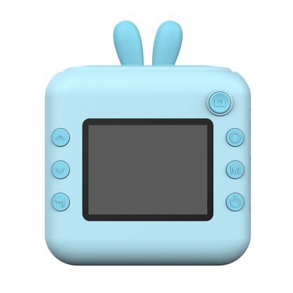 A23 2.4-inch Screen Mini Children HD Digital Camera Portable Instant Photo Printing Machine with 32G TF Card + Card Reader