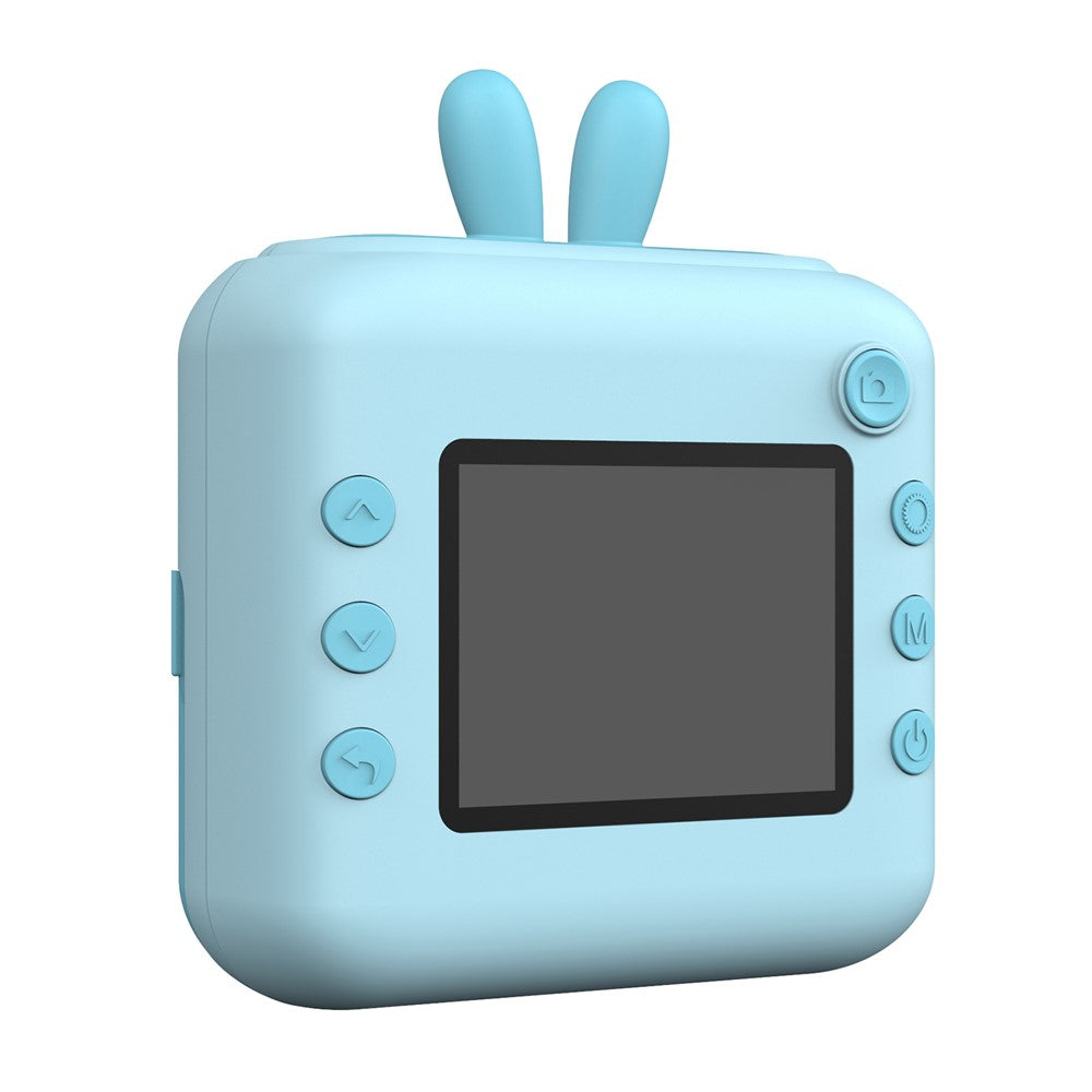 A23 2.4-inch Screen Mini Children HD Digital Camera Portable Instant Photo Printing Machine with 32G TF Card + Card Reader