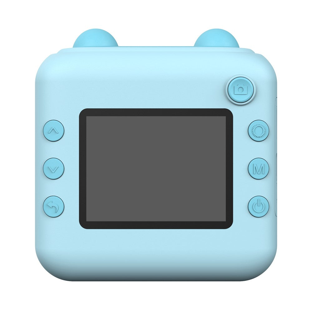 A22 2.4-inch Screen Mini Kids HD Digital Camera Instant Photo Printing Machine with 32G TF Card + Card Reader