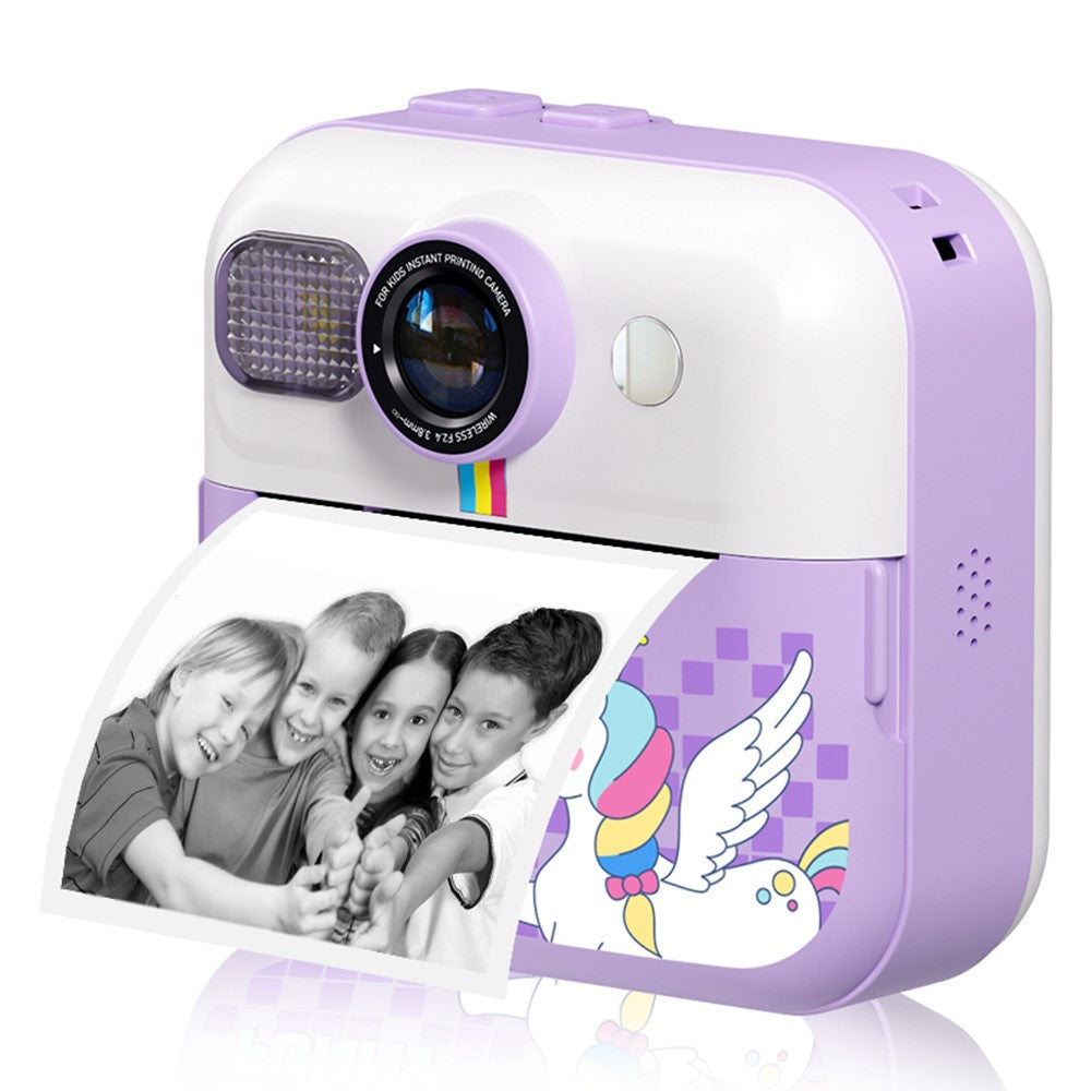 CP02 2.4-inch Screen Kids HD Digital Camera Mini Thermal Photo Printer