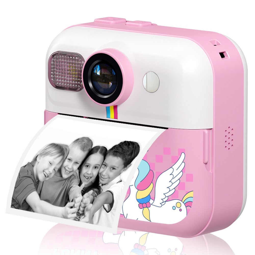 CP02 2.4-inch Screen Kids HD Digital Camera Mini Thermal Photo Printer
