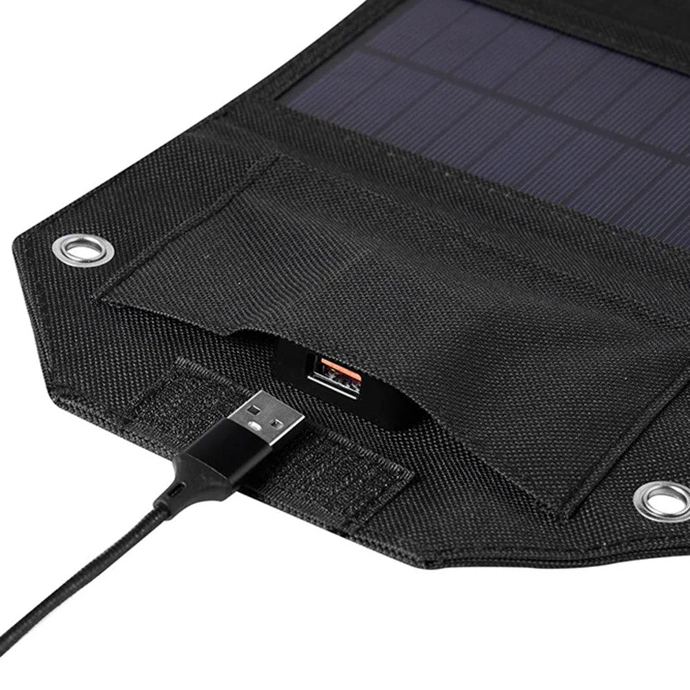 SPB4Z Foldable 4 Solar Panel Charger 8W 5V Portable Solar Charger for Outdoor Hiking Camping