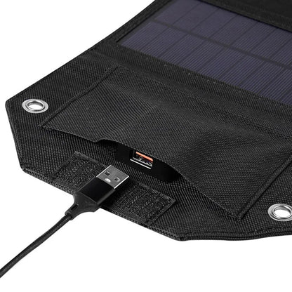 SPB4Z Foldable 4 Solar Panel Charger 8W 5V Portable Solar Charger for Outdoor Hiking Camping