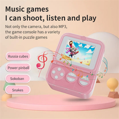 P7 2.4 Inch HD Kids Instant Print Camera with 32G Memory Card Card Reader for Boys Girls