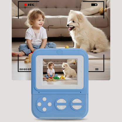 P7 2.4 Inch HD Kids Instant Print Camera with 32G Memory Card Card Reader for Boys Girls