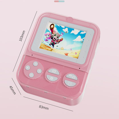 P7 2.4 Inch HD Kids Instant Print Camera with 32G Memory Card Card Reader for Boys Girls