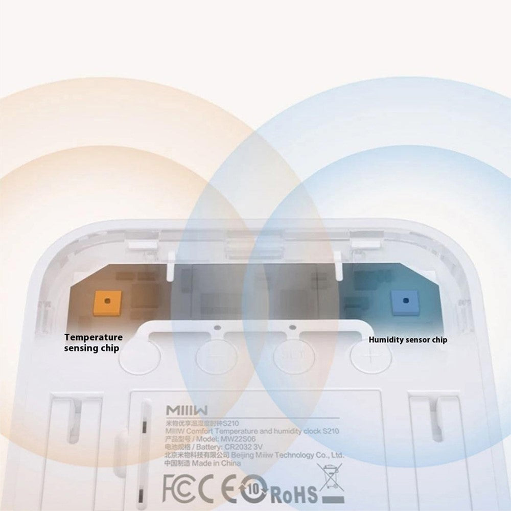 XIAOMI YOUPIN MIIIW MW22S06 LCD Screen Time Date Display Thermometer Hygrometer