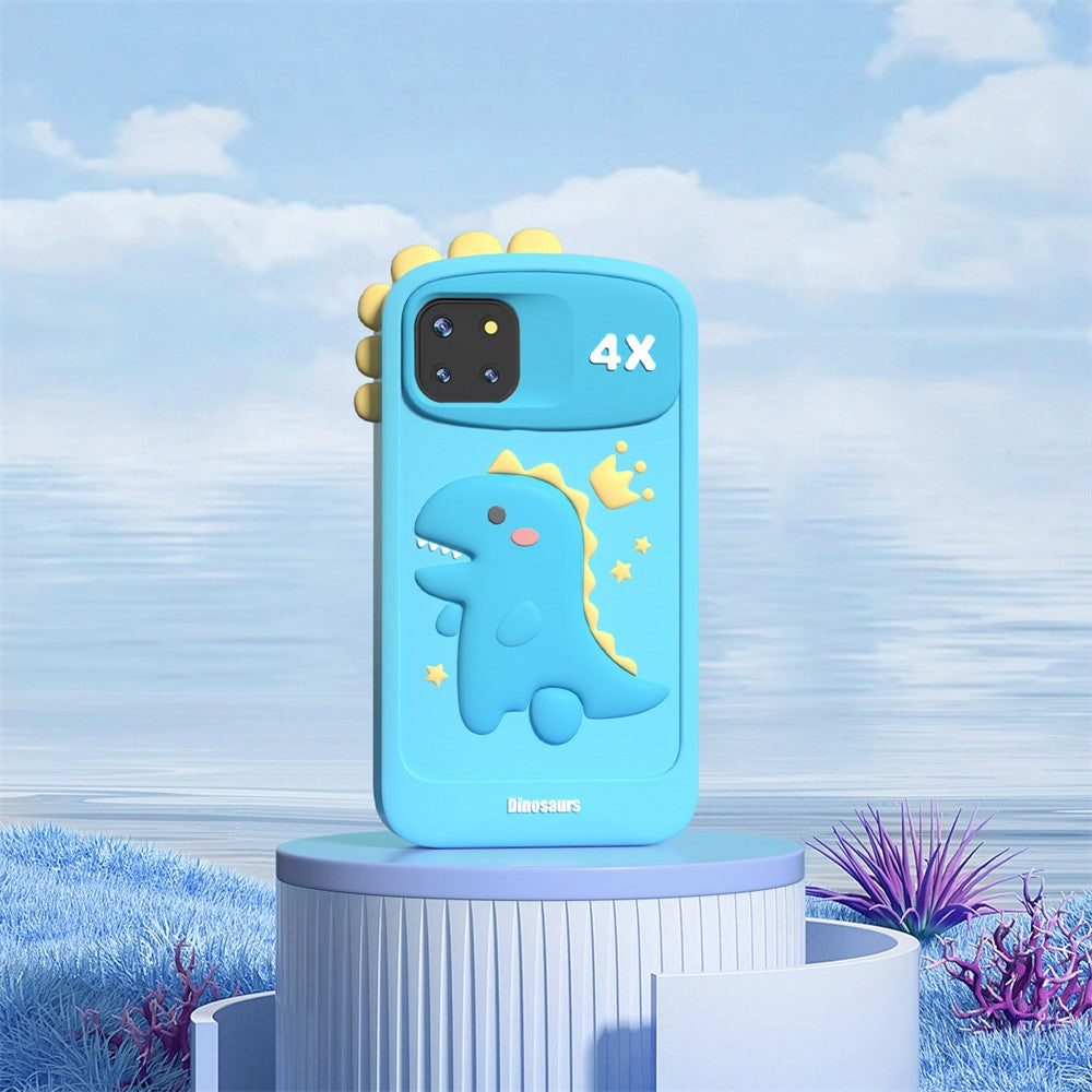 PI MAX 48MP Dual Lens 4-inch IPS Screen Cartoon Animal Children Educational Phone Camera Toy