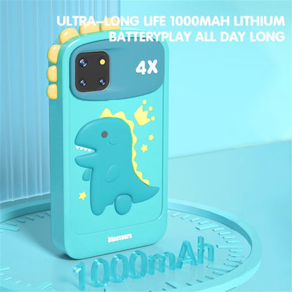 PI MAX 48MP Dual Lens 4-inch IPS Screen Cartoon Animal Children Educational Phone Camera Toy