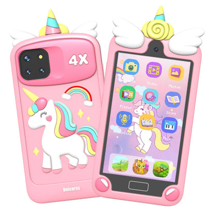 PI MAX 48MP Dual Lens 4-inch IPS Screen Cartoon Animal Children Educational Phone Camera Toy