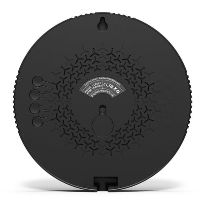 LLR083 20cm Diameter Multifunction LED Digital Wall Clock with Temperature Date Week Display