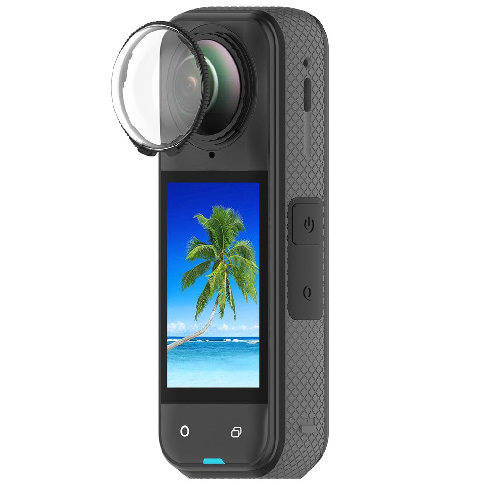 2PCS Lens Guards for Insta360 X4 Action Camera Clear Case PC Protective Lens Cover