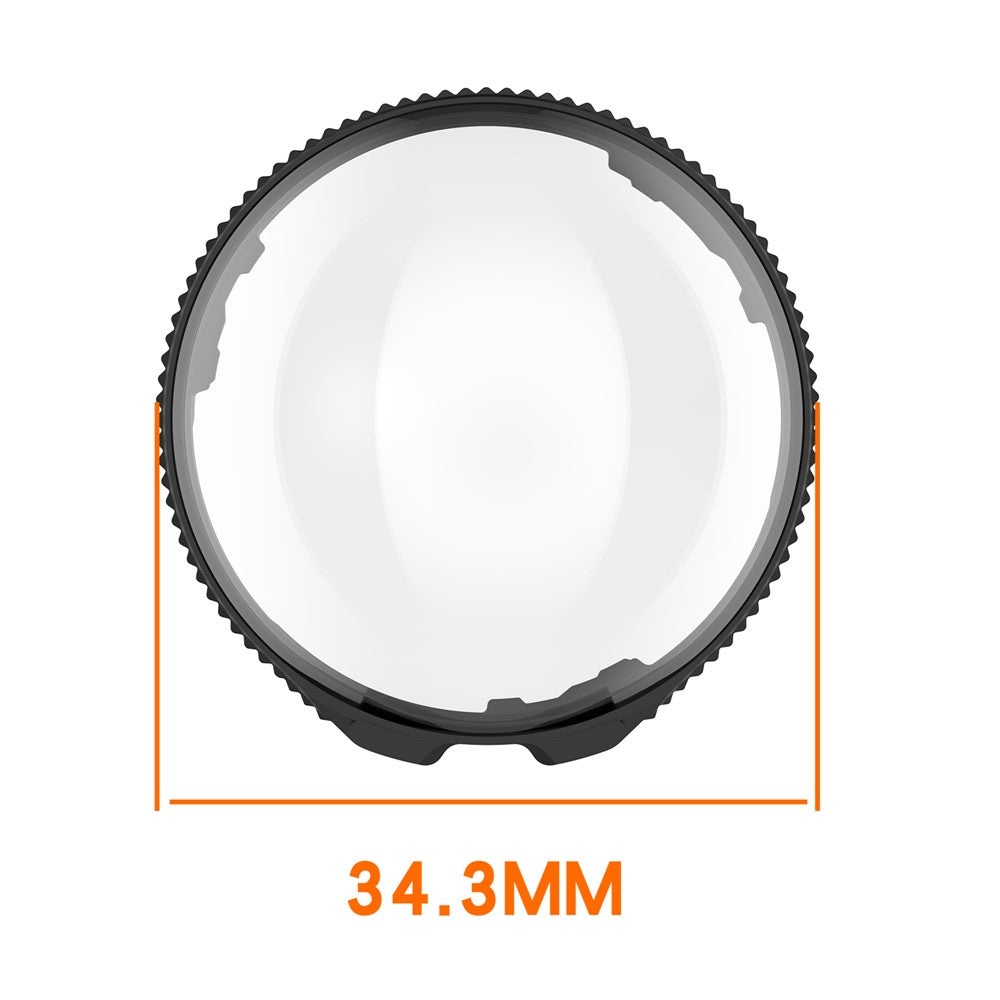 2PCS Lens Guards for Insta360 X4 Action Camera Clear Case PC Protective Lens Cover