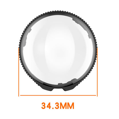 2PCS Lens Guards for Insta360 X4 Action Camera Clear Case PC Protective Lens Cover