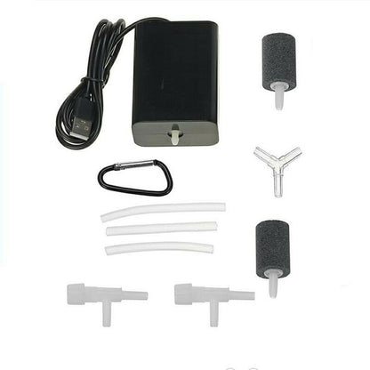 Solar Oxygen Pump Kit 5W Solar Panel with Oxygenator for Fish Tank Solar Powered Oxygen Aerator