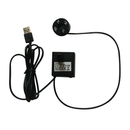 5W Solar Panel USB Output Portable Water Pump with LED Light for Outdoor Fountain Small Pond