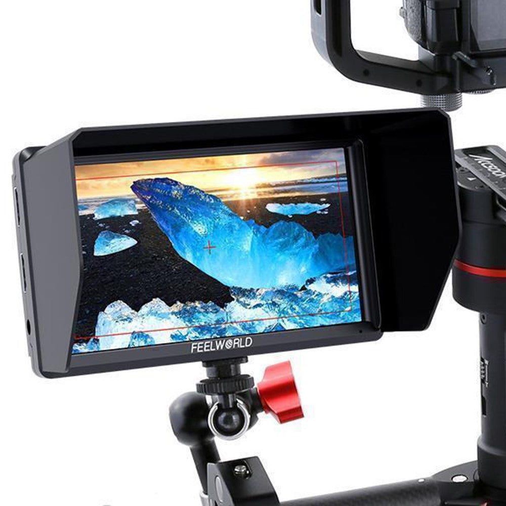 FEELWORLD S55V3 6 Inch 4K Monitor Full HD Portable Camera Monitor for DSLR Photography / Videography