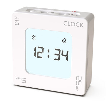 EN7019 Portable Flip Timer Mini Time Reminder Vibrating Timer Countdown Alarm Clock with Backlit