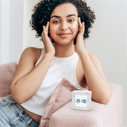 EN7019 Portable Flip Timer Mini Time Reminder Vibrating Timer Countdown Alarm Clock with Backlit