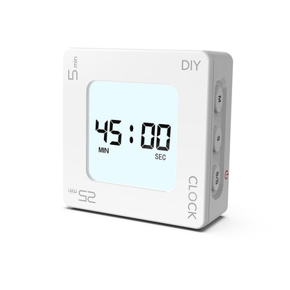 EN7019 Portable Flip Timer Mini Time Reminder Vibrating Timer Countdown Alarm Clock with Backlit