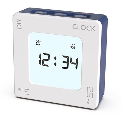 EN7019 Portable Flip Timer Mini Time Reminder Vibrating Timer Countdown Alarm Clock with Backlit