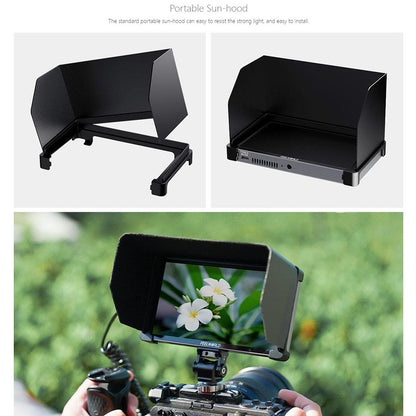 FEELWORLD P6XL 6 Inch Camera Monitor Aluminum Built-in Battery Photography Monitor for DSLR / Videography