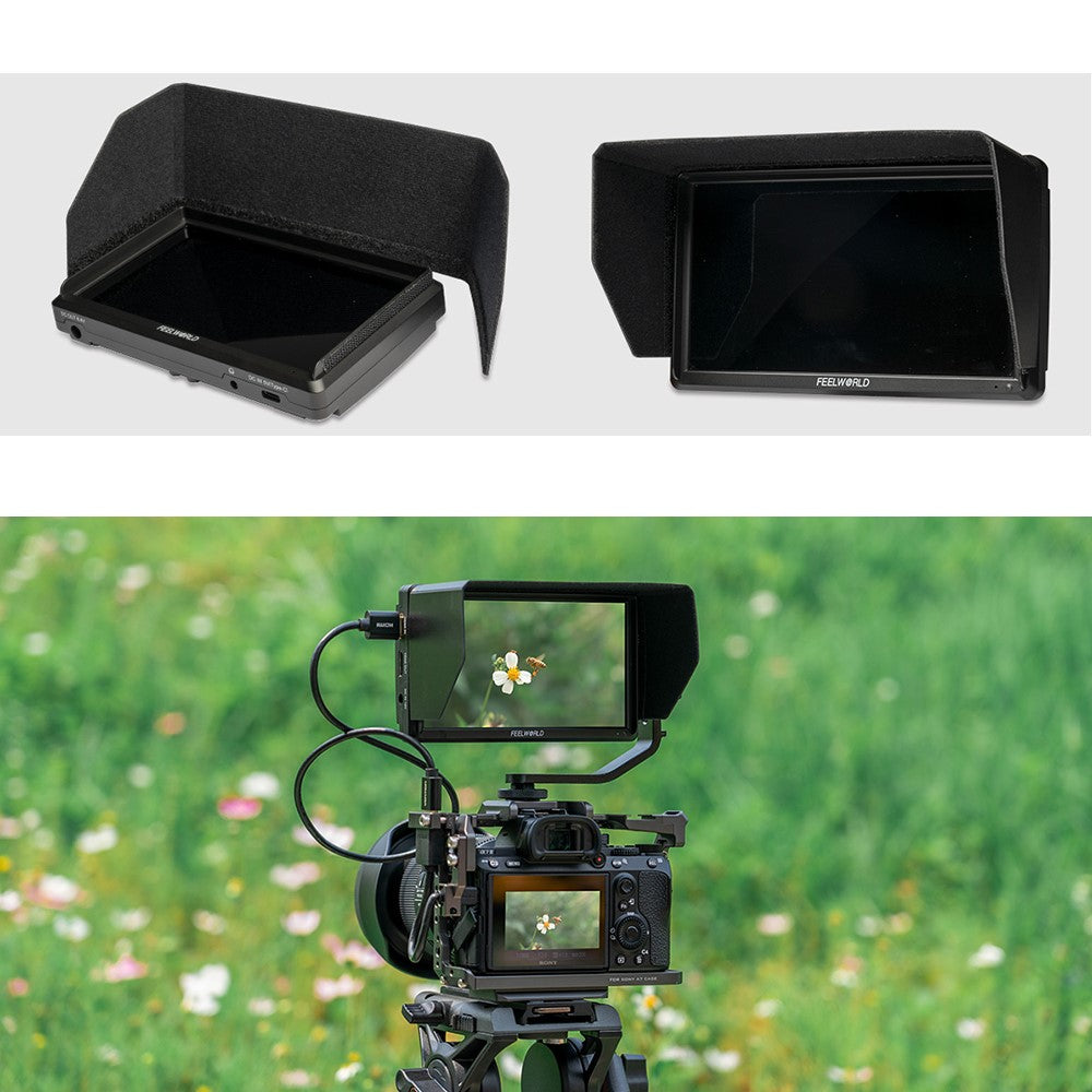 FEELWORLD FW568 V3 6 Inch HD 4K Camera Monitor Stabilizer External Display Screen for Photography