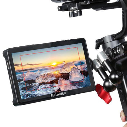 FEELWORLD F5 Pro V4 6 Inch Touchscreen DSLR Camera Monitor External Wireless Display Screen for Photography