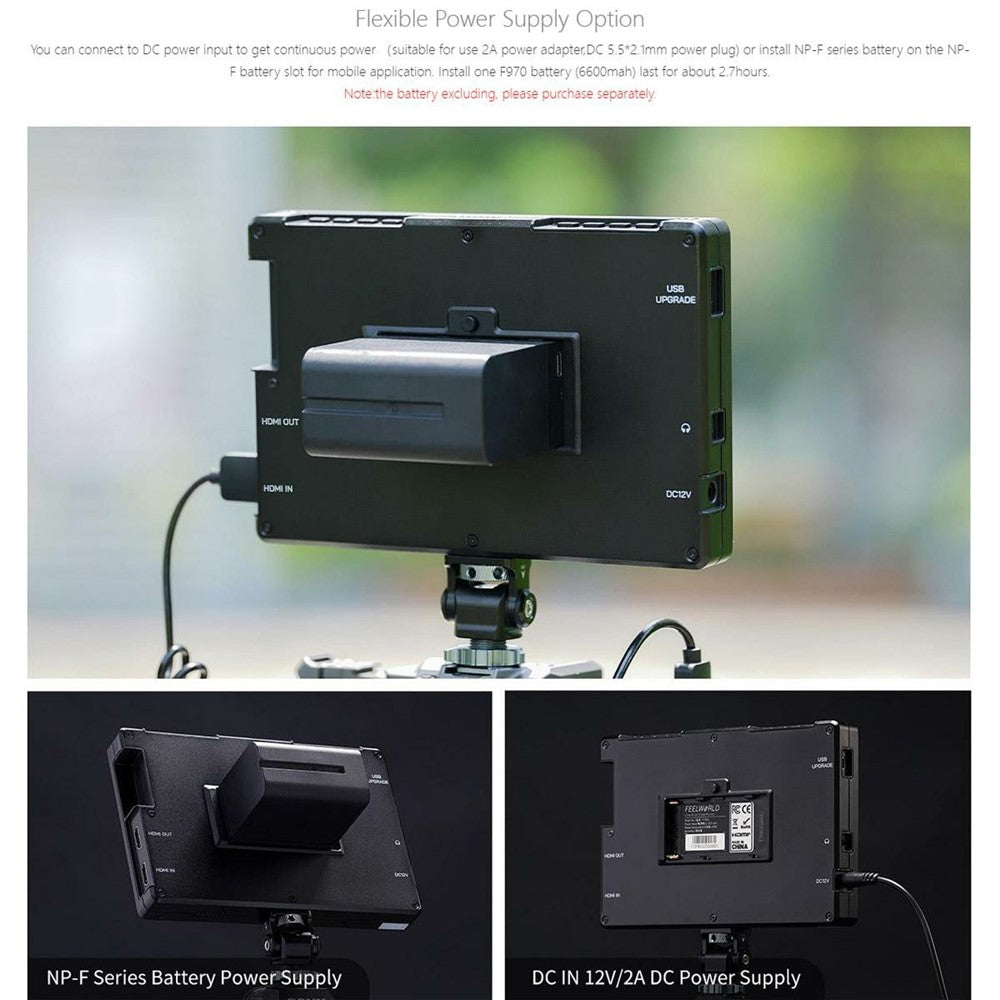 FEELWORLD T7 PRO 7 Inch 4K Director Monitor DSLR Camera External HD Display Screen
