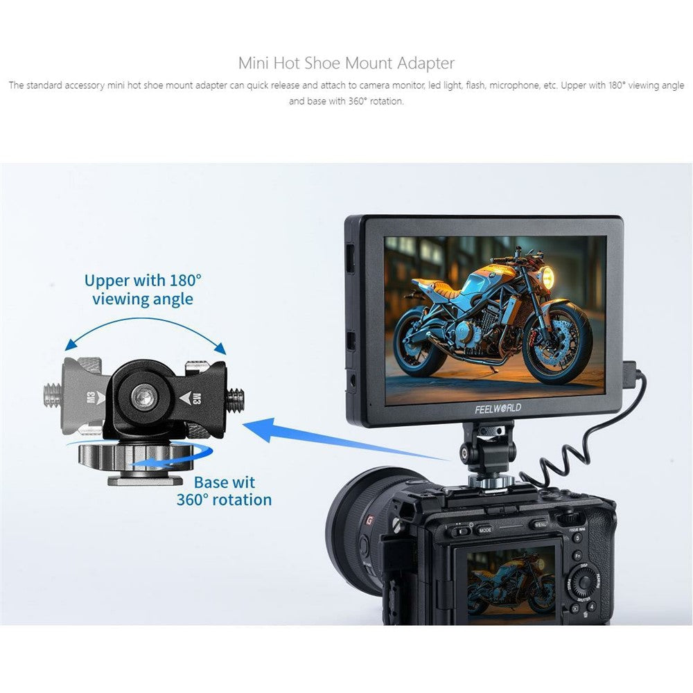 FEELWORLD T7 PRO 7 Inch 4K Director Monitor DSLR Camera External HD Display Screen