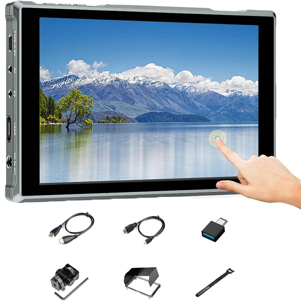 FEELWORLD FW759 PRO 7 Inch Touch Screen Camera Monitor HD / AV Input IPS Display for Photography Videography