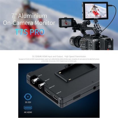 FEELWORLD T7S PRO 7 Inch Camera Monitor Ultra Bright Display Screen for Photography