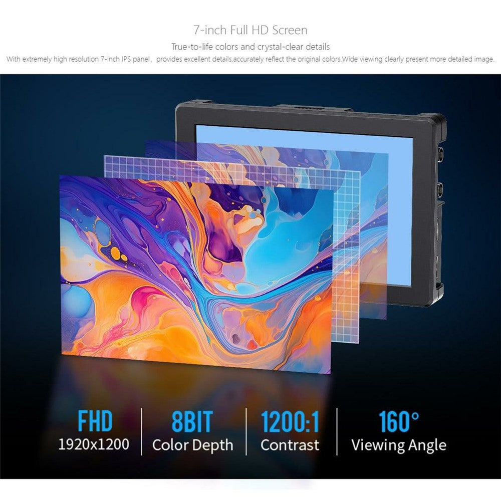 FEELWORLD T7S PRO 7 Inch Camera Monitor Ultra Bright Display Screen for Photography
